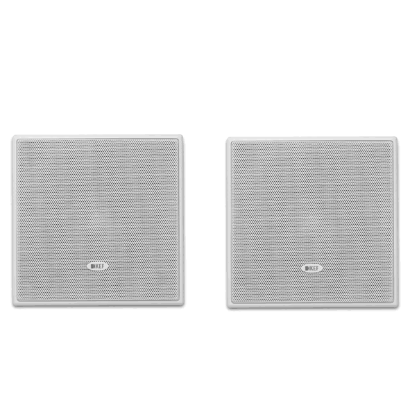 PAIR PACK (x2) KEF Ci130CS speaker SQUARE In Wall/Ceiling - Click Image to Close